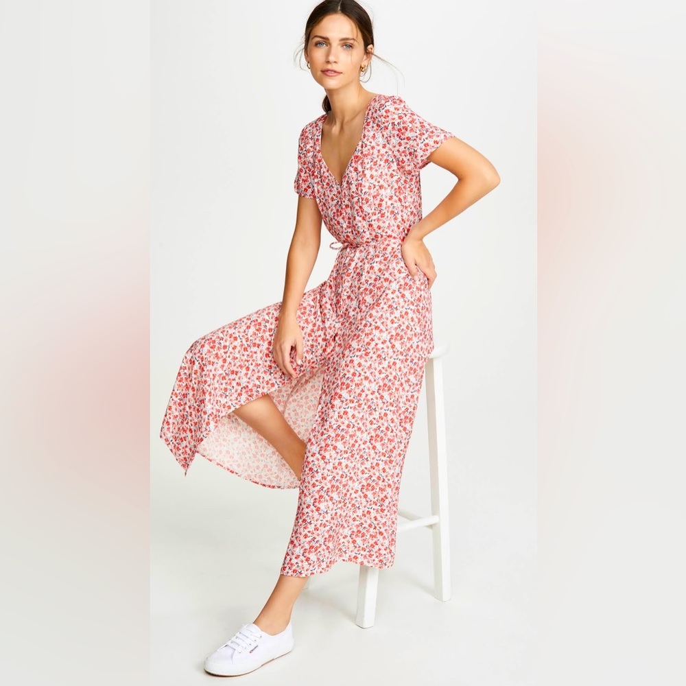 The Fifth Label floral button-up spring dress in Fresco Size S EUC